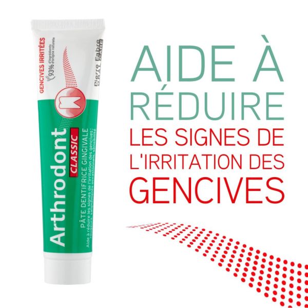 Arthrodont Classic - dentifrice gencives irritées 50 ml