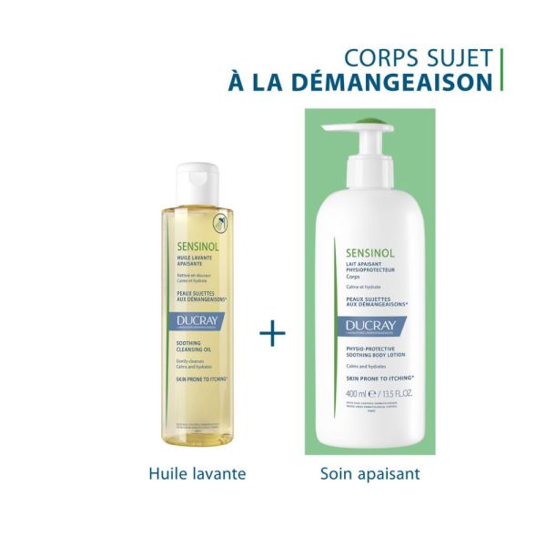 Sensinol - Lait apaisant physioprotecteur Peaux sujettes aux démangeaisons 400 ml