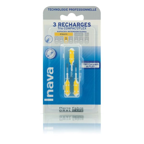 Inava Recharge jaune (ISO 2) - brossette interdentaire 1 u