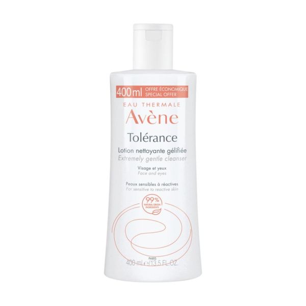 Tolérance CONTROL Lotion nettoyante gélifiée peaux sensibles à réactives 400 ml