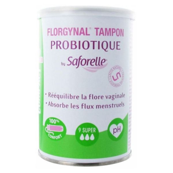 Florgynal tampon probiotique applicateur super /9