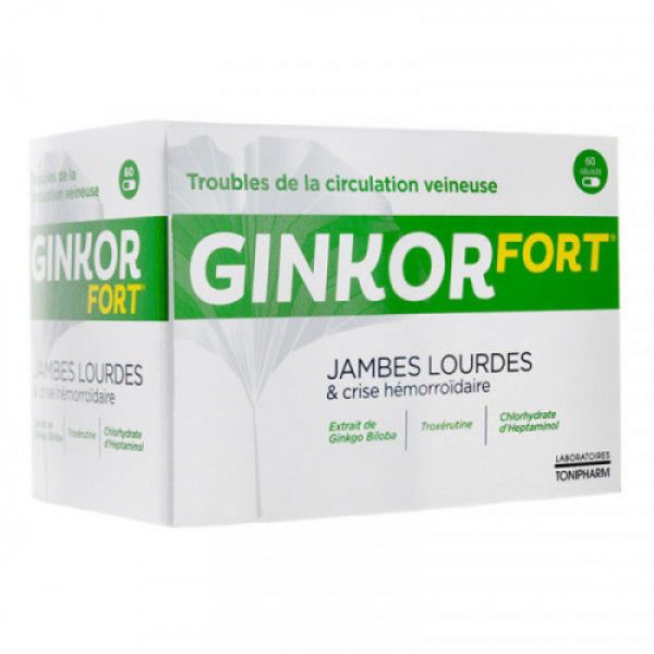 Ginkor fort Tonipharm x 60 gélules