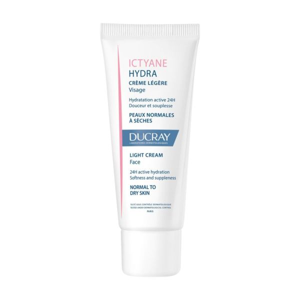 Ictyane hydra - Crème légère hydratante peau sèche visage 40 ml