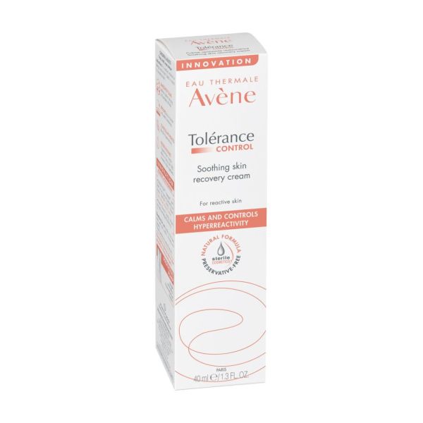 Tolérance CONTROL Crème apaisante restauratrice Cosmétique Stérile® peaux hypersensibles, réactives, intolérantes ou allergiques 40 ml