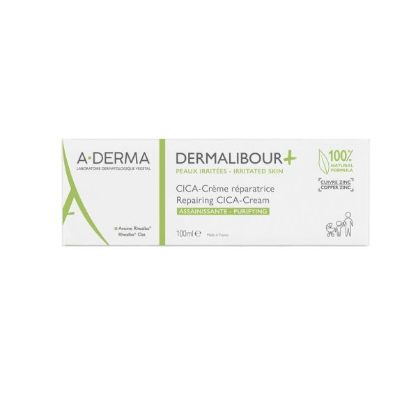 Dermalibour+ Cica-Crème réparatrice assainissante 100 ml