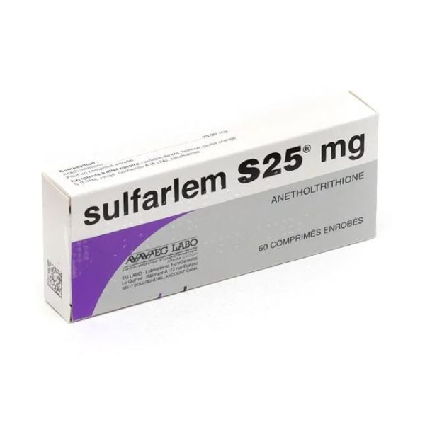 Sulfarlem S 25mg Cpr Bt60