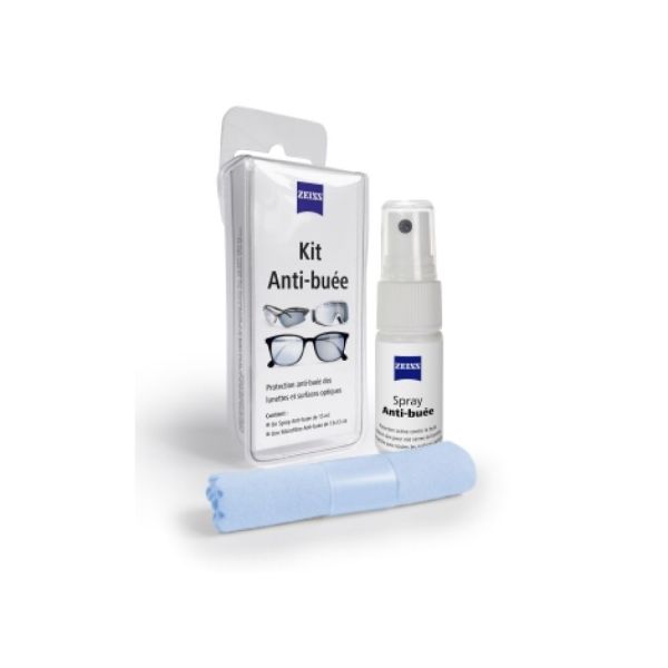 Zeiss Kit Anti-buée Spray + Lingette