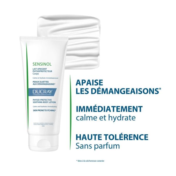 Sensinol - Lait apaisant physioprotecteur Peaux sujettes aux démangeaisons 200 ml