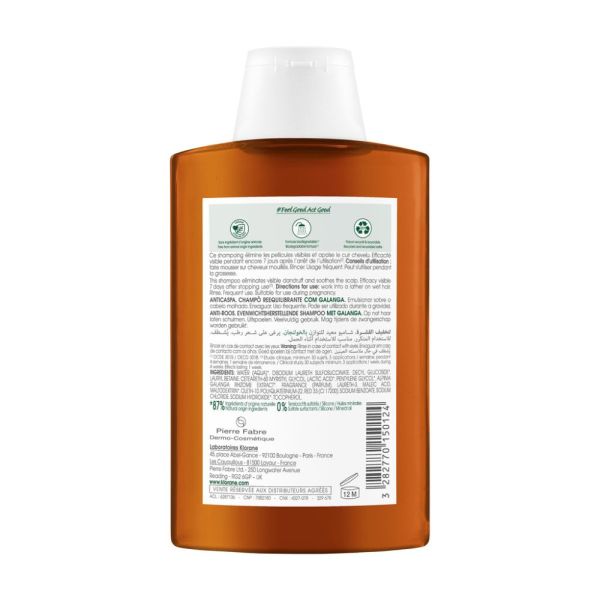 Galanga Shampooing Antipelliculaire 400ml