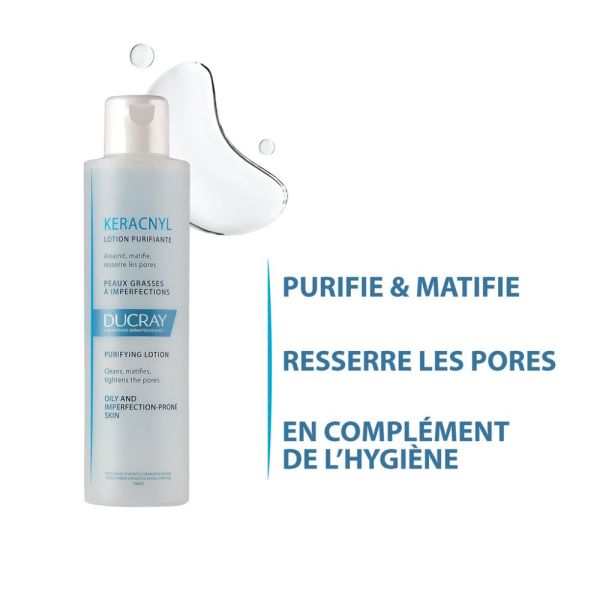 Keracnyl - Lotion purifiante anti-imperfections peaux grasses à tendance acnéique 200 ml