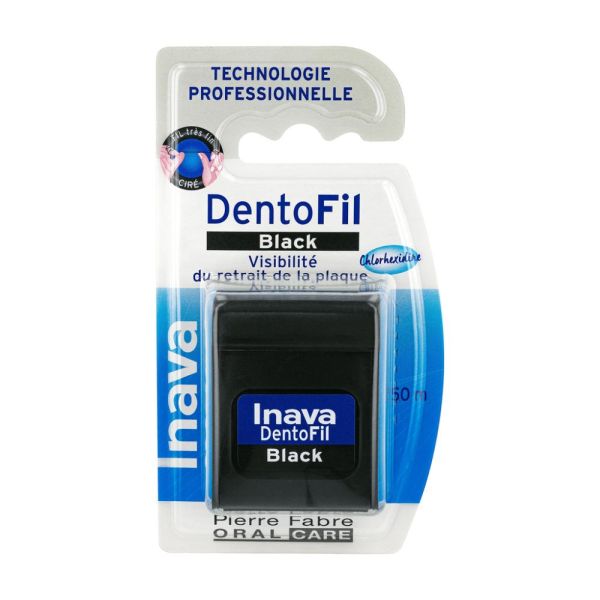 Inava DENTOFIL chlorhexidine - fil dentaire antibactérien 1 u