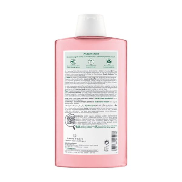 Pivoine Bio Shampooing 400ml