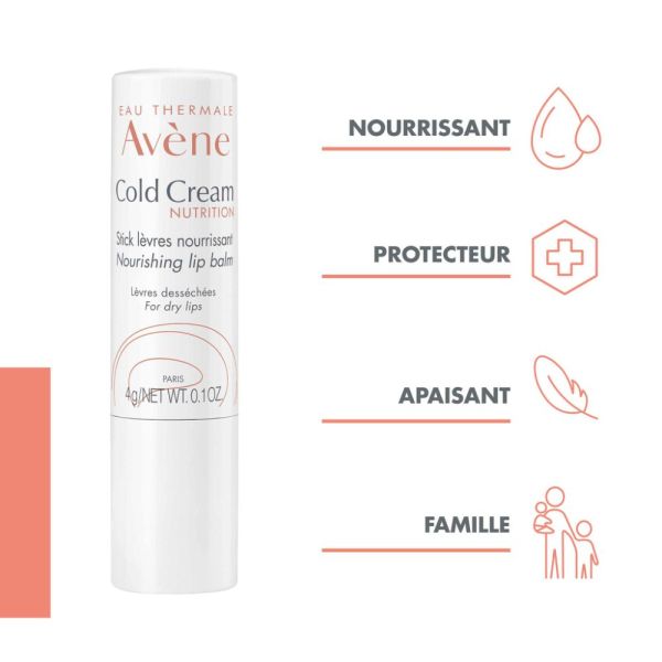 Cold Cream Stick lèvres nourrissant 4 g