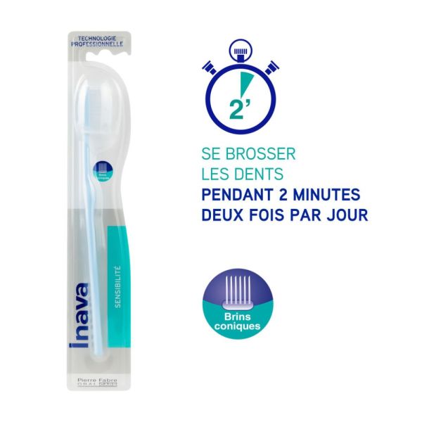 Inava Sensibilité - brosse à dents pour dents sensibles 1 u