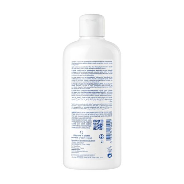 Elution - Shampooing doux équilibrant - Complément des traitement antipelliculaire 400 ml