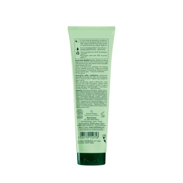 Baume lacté démêlant - Soin démêlant bio - NATURIA 150 ml