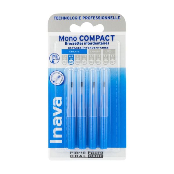 Inava - brossettes mono-compact bleue 1 u