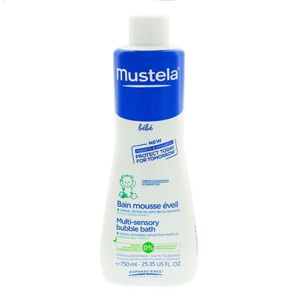 Bain mousse éveil bébé Mustela 750ml