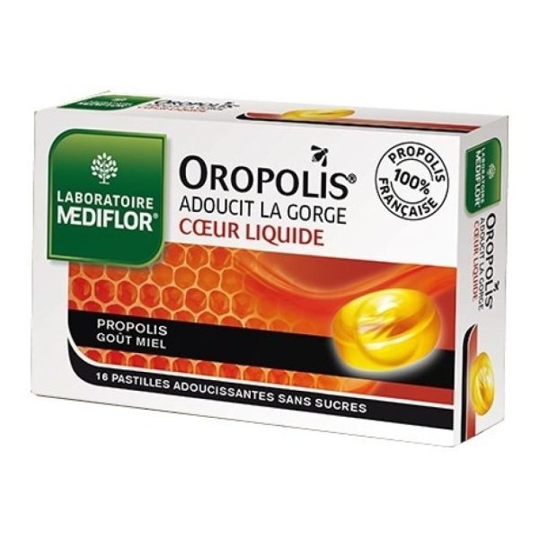 Oropolis Coeur Liquide - 16 Pastilles