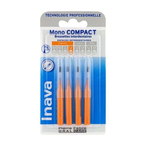 Inava MonoCompact orange (ISO 3) - brossette interdentaire 1 u