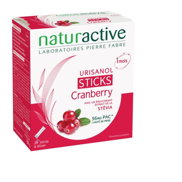 Urisanol - Cranberry Stévia 28 sticks