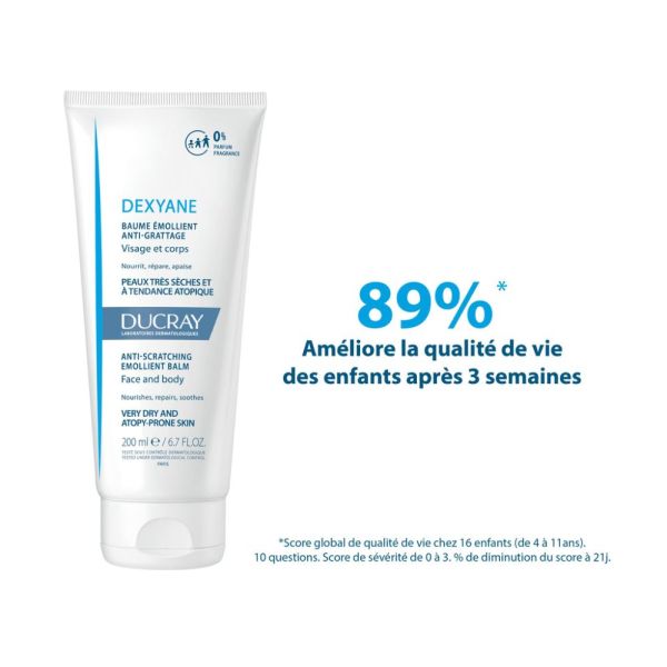 Dexyane - Baume Emollient anti-grattage peaux très sèches et à tendance atopique 400 ml