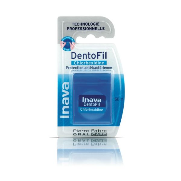 Inava DENTOFIL chlorhexidine - fil dentaire antibactérien 1 u