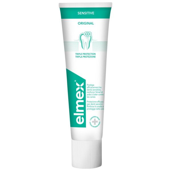 elmex® Sensitive Original Dentifrice 0% Colorant 100ml