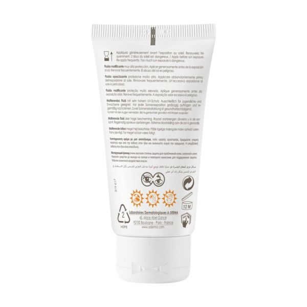 Fluide solaire visage matifiant SPF50+ PROTECT AC 40 ml