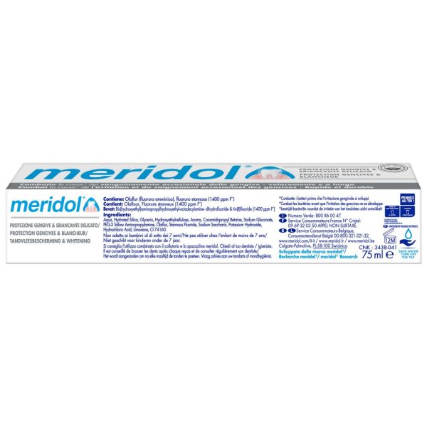 Dentifrice Meridol Protection Gencives & Blancheur 75ml