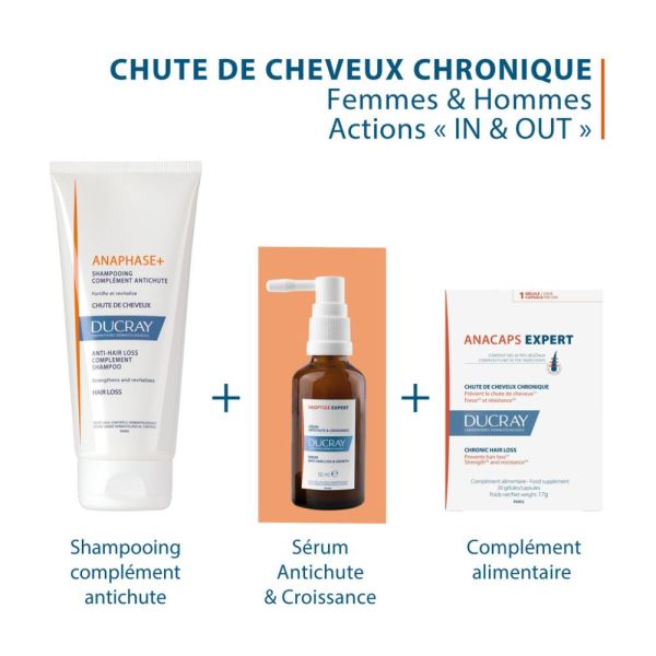 Ducray Complément alimentaire Chute de cheveux ANACAPS EXPERT 30 u