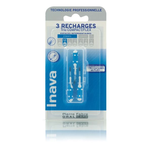 Inava Recharge bleue (ISO 1) - brossette interdentaire 1 u