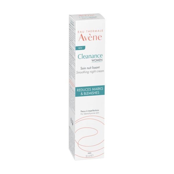 Cleanance Women Soin nuit lissant peaux à imperfections 30 ml